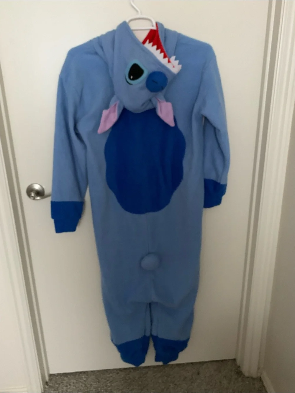 Medium Stitch Hooded One-Piece Pajama